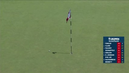 Fowler takes outright lead after second round at U.S. Open