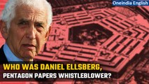 Pentagon Papers whistleblower, Daniel Ellsberg, dies at 92 | Know all about him | Oneindia News