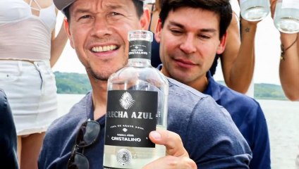 Mark Wahlberg hypes his tequila in the Hamptons