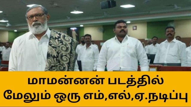 தென்காசி: மாமன்னன் படத்தில் நம்ம எம்.எல்.ஏவும் நடிச்சிருக்காரு