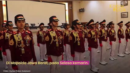 POLISI CILIK POLRES SUKABUMI JUARA TINGKAT JABAR, AJANG PEMBENTUKAN KARAKTER ANAK