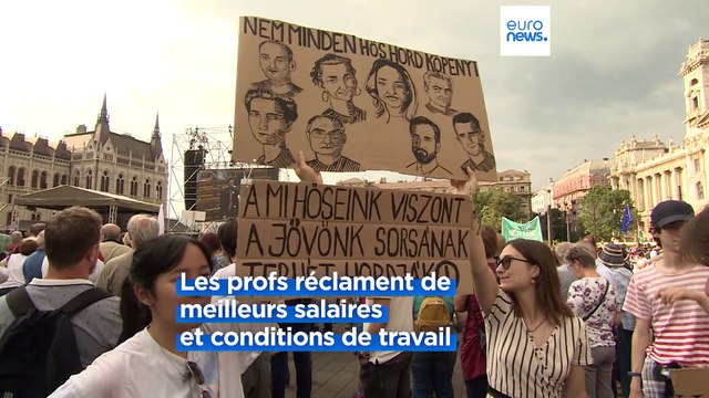 Hongrie : manifestation pour défendre les enseignants face au gouvernement