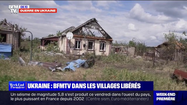 Guerre en Ukraine: au cœur des villages libérés par Kiev
