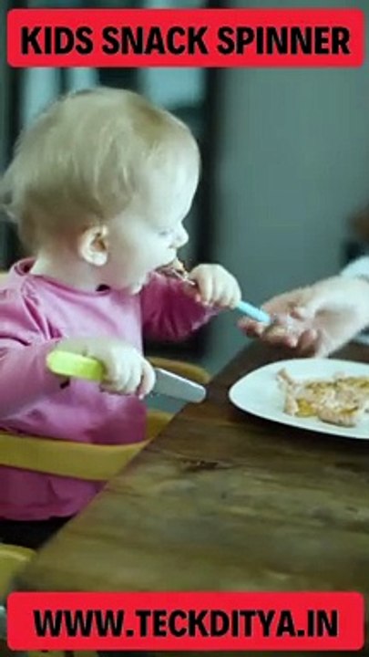 Kid's Snack Spinner: Easy and Fun Way to Keep Your Children Healthy 