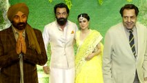 Dharmendra, Sunny Deol, Bobby Deol At Karan Deol's Sangeet Function