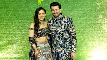 Karan Deol-Drisha Acharya Look Stunning At Their Sangeet Function