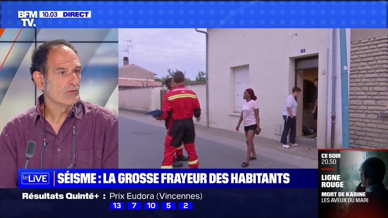 Séisme dans l'ouest de la France: "Il y aura d'autres répliques" affirme Pascal Bernard, sismologue à l'Institut de physique du globe de Paris