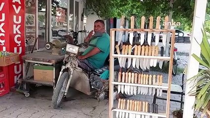 Engelli bıçak bilemecisi Hüseyin Köksal: 'Vatandaşın alım gücü düşük, fiyatları yüksek buluyorlar'