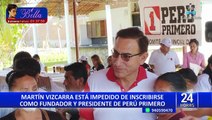 Congresistas saludan impedimento a Martín Vizcarra para inscribirse como presidente de Perú Primero