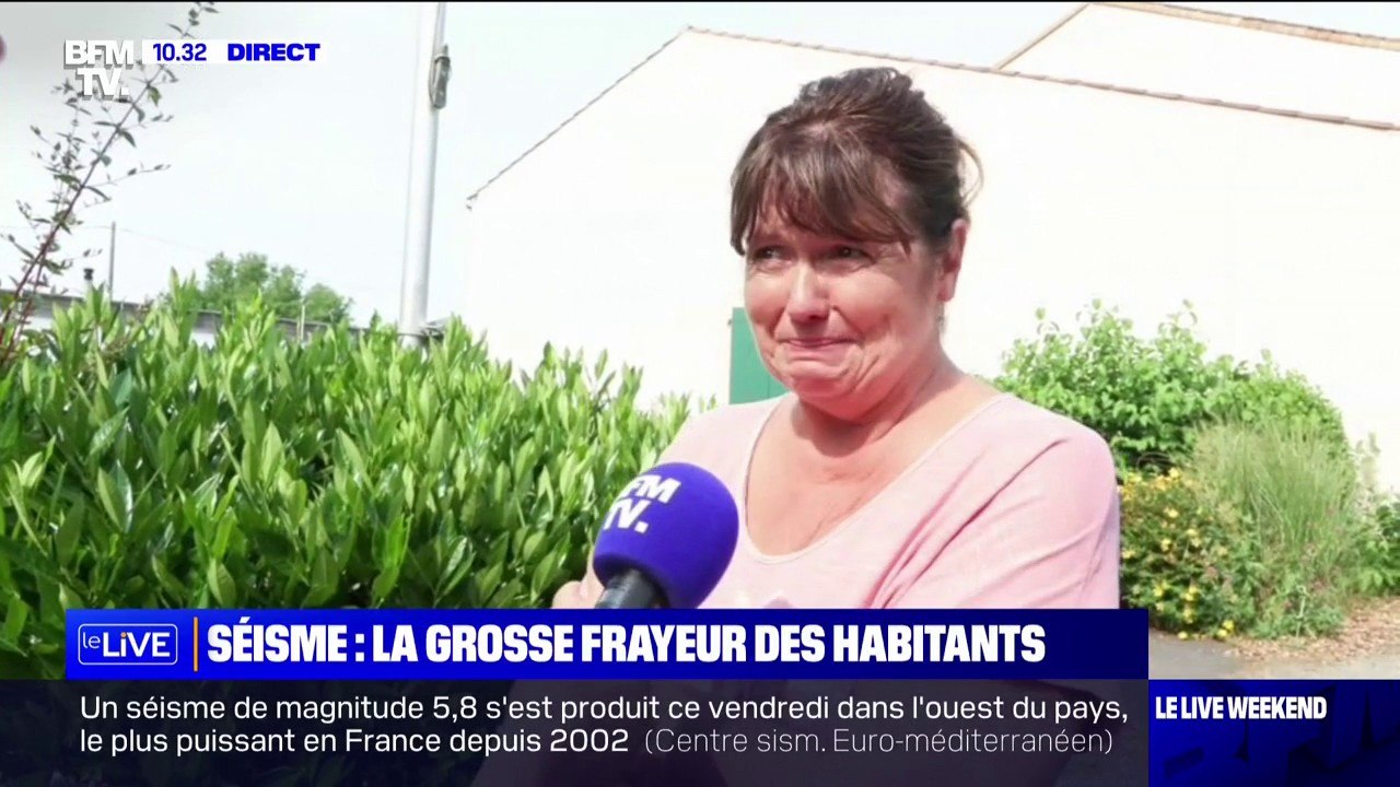 Séisme: "Dans la chambre de mon fils, on peut passer la main dans les fissures", témoigne une habitante de La Laigne, en Charente-Maritime