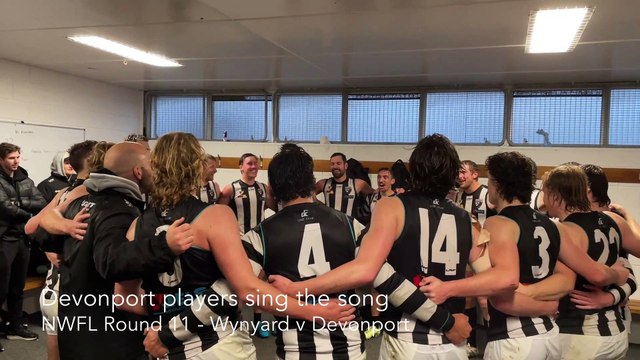 Devonport players celebrate round 11 NWFL win | June 2023 | The Advocate
