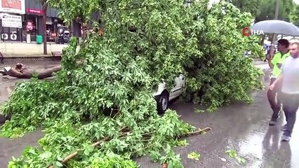 Скачать видео: Aydın'da Sağanak Yağış Yolları Göle Çevirdi