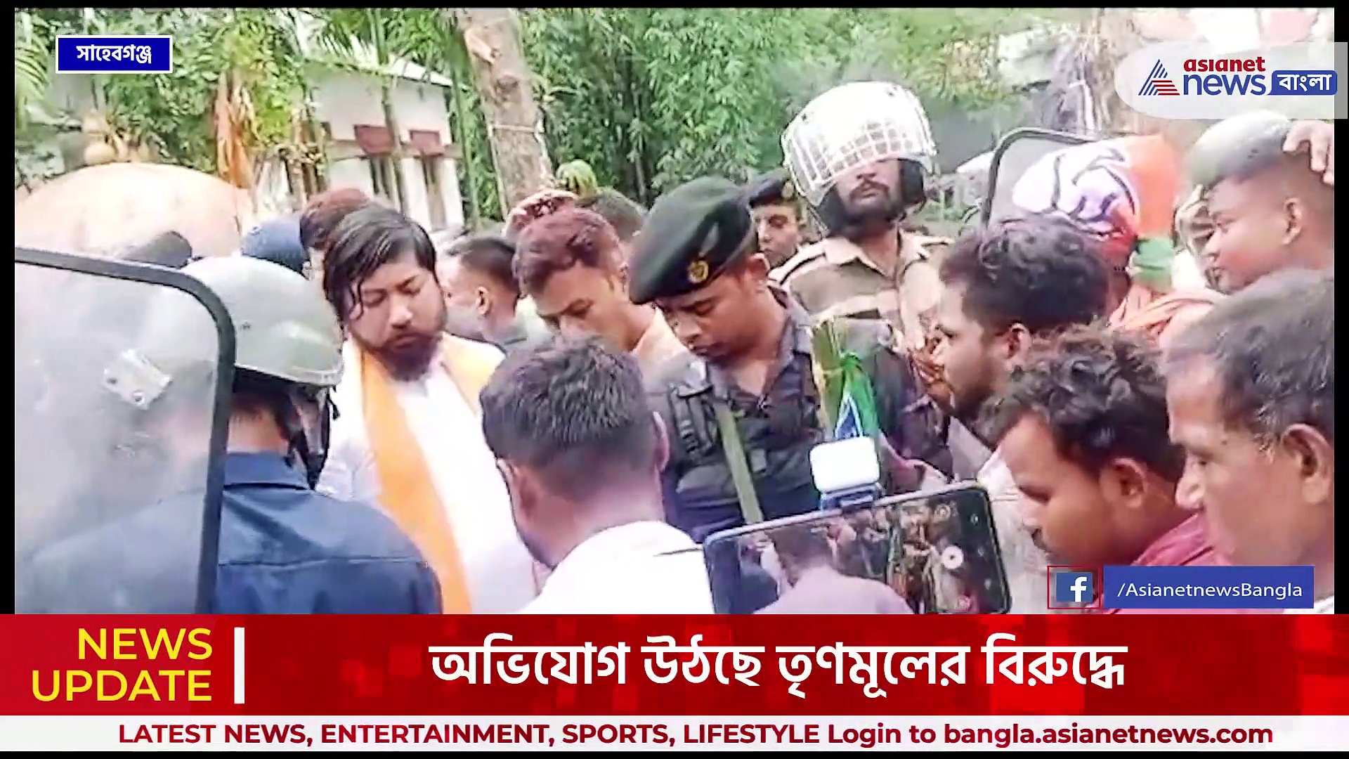 নিশীথ প্রামাণিকের কনভয় লক্ষ্য করে 'তির' ও 'বোমা' নিয়ে হামলার অভিযোগ