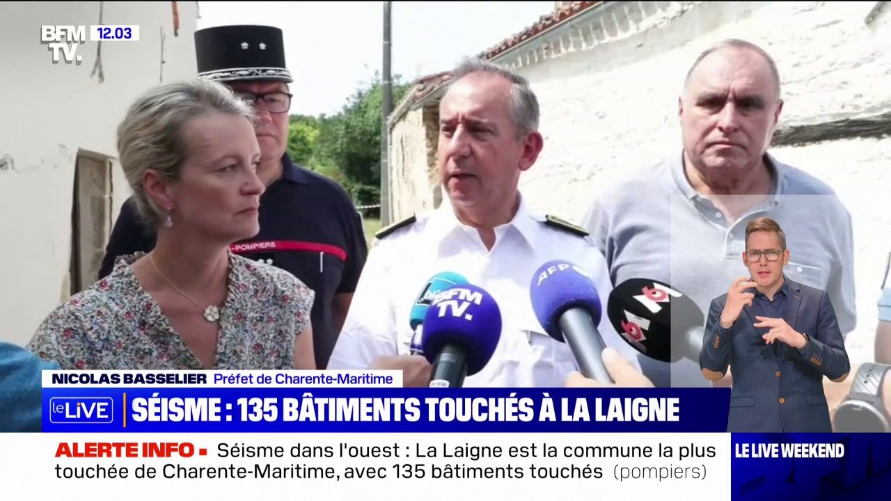 Séisme: "La plupart des maisons de la commune [...