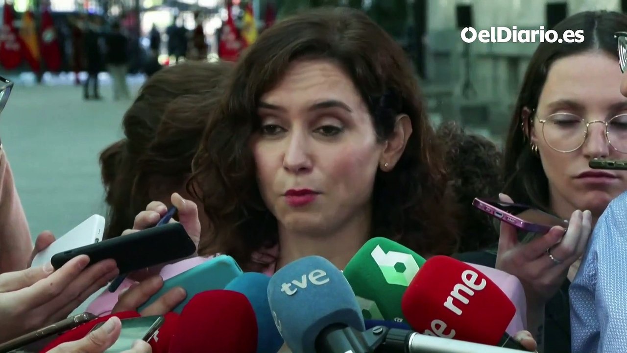 Ayuso evita hablar de violencia machista, defiende pactar con Vox y acusa a Sánchez de "no hacer nada" frente a la "violencia contra niños y mujeres"