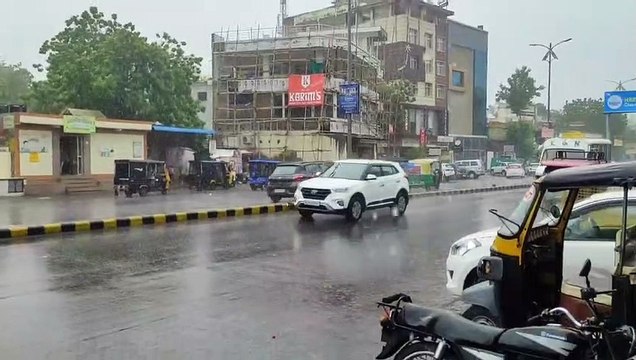 Biporjoy effect: अजमेर को भिगो रही बरसात, काले बादलों का डेरा