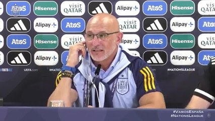El semblante que le quedó a De la Fuente cuando le preguntaron por Mbappé y el Madrid antes de la final