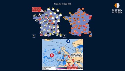 prévisions météo du samedi 17 juin 2023