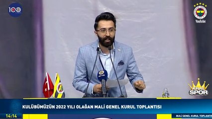Uğur Dündar, Fenerbahçe Mali Genel Kurulu'nda ıslıklandı