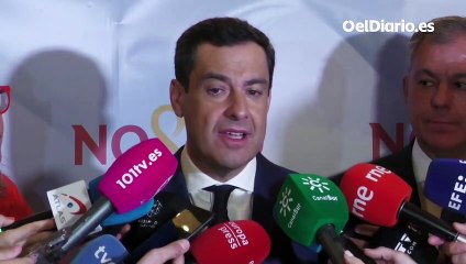 El presidente de Andalucía asegura que la alcaldesa de Huelva ha pactado con Vox “por amistad”