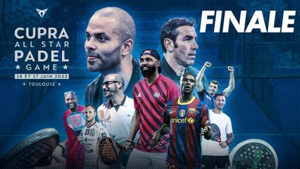 La finale du Cupra All Star Padel Game - F. Sinama-Pongolle & R. Pirès / G. Lamboley & D. Arribagé