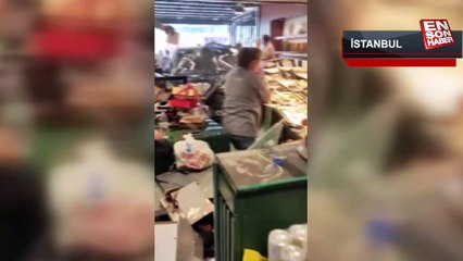 Çekmeköy'de kadın sürücü fren yerine gaza bastı: 4 kişi yaralandı