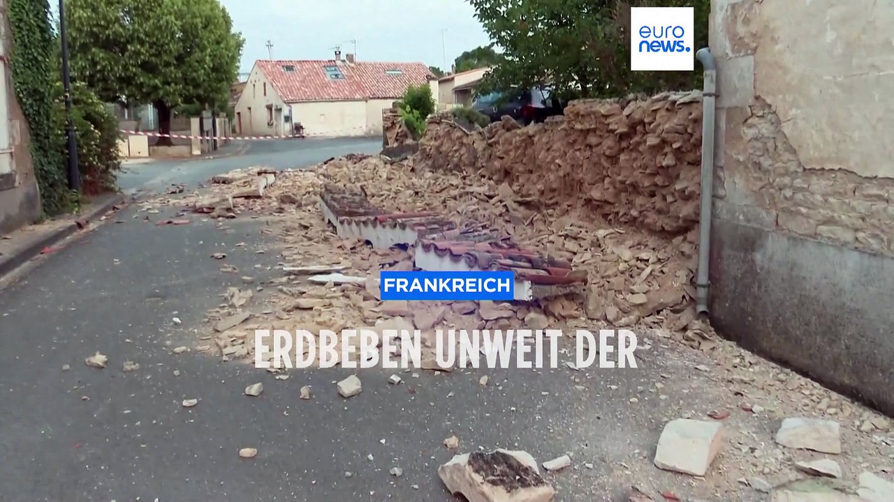Erdbeben der Stärke 5,8 in Frankreich - ein ganzer Ort evakuiert