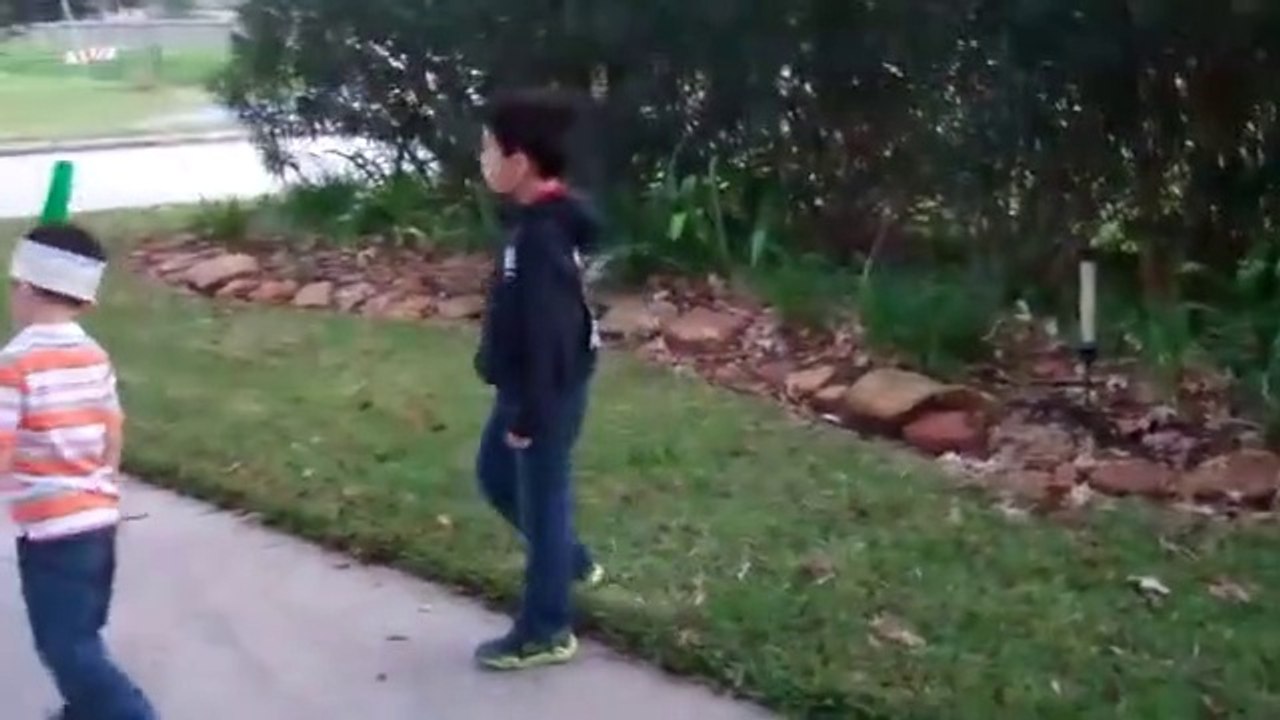 Jonathan Christopher & Anthony walking around outside