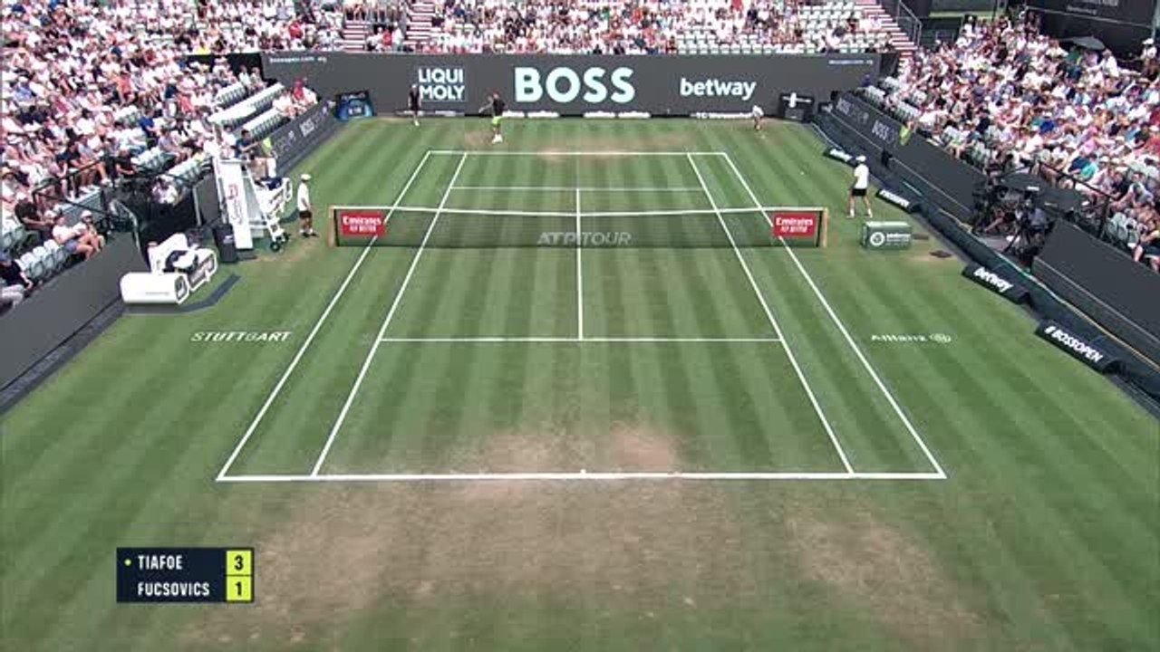 Stuttgart - Tiafoe valide son ticket pour la finale