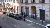 Milano, vigile aggredito durante una lite stradale in via San Gregorio