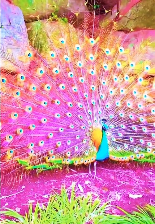 Amazing Peacock Dance