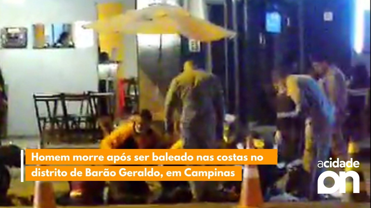 Homem morre após ser baleado nas costas no distrito de Barão Geraldo, em Campinas