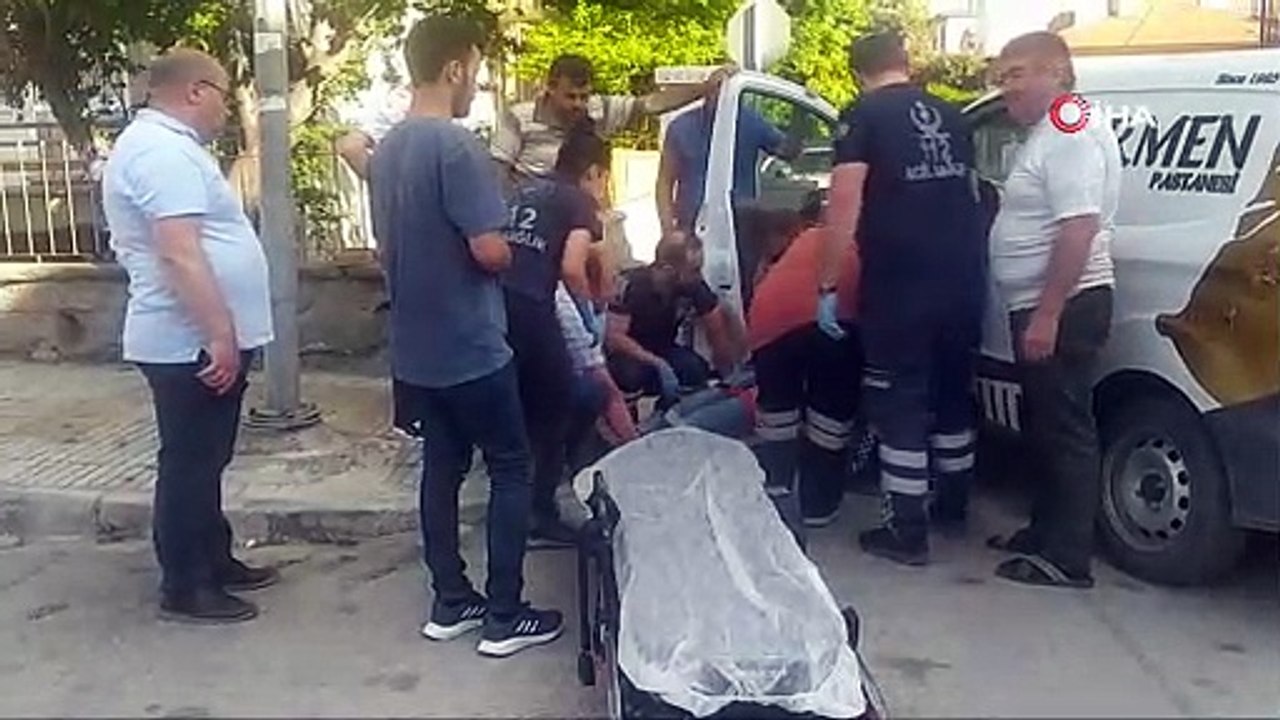 Cip ile hafif ticari araç çarpıştı: 1 yaralı