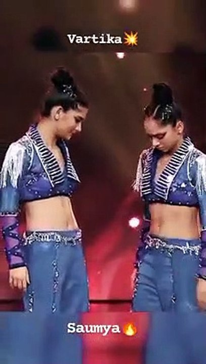 Varatika_Jha and somya dance