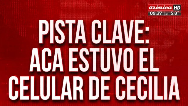 Femicidio en Chaco y una pista clave: acá estuvo el celular de Cecilia