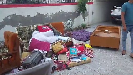 न्यायिक अधिकारी के क्वार्टर में लगी आग