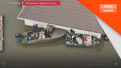 Pihak penyelamat Ukraine berwaspada pindahkan penduduk