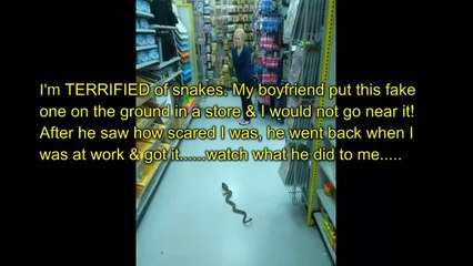 Fake Snake Prank!