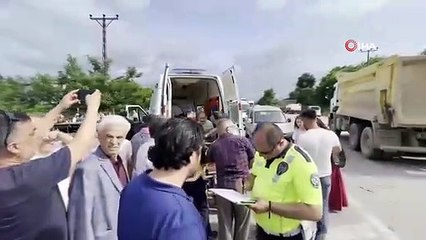 Çarşamba-Ayvacık karayolunda kaza: 3 yaralı