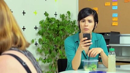 Eating Alone At Work  Colleagues