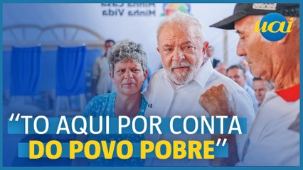 "Se dependesse da eleite, eu não estaria aqui"; Lula