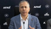 İçişleri Bakanı Ali Yerlikaya, Malatya'da AFAD Koordinasyon Merkezinde basın açıklaması yaptı