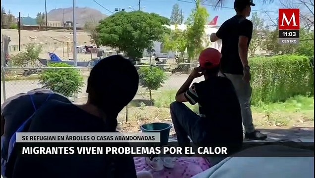 En Ciudad Juárez, migrantes se refugian en casas abandonadas ante la ola de calor