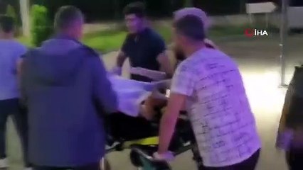 La voiture a roulé dans la falaise, 4 personnes d'une même famille ont été blessées