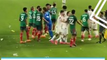 مشادة عنيفة في مباراة أمريكا والمكسيك بدوري أمم الكونكاكاف