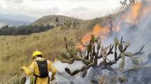 ¿Qué pasa si el incendio en Mondoñedo llega al relleno sanitario?: capitán de Bomberos Cundinamarca responde