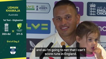 Download Video: Khawaja happy to silence critics, but can’t explain eccentric century celebrations