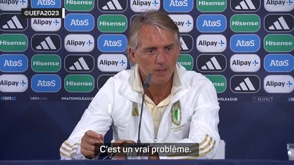 Italie - Mancini : "Si mes joueurs ne s'amusent plus, c'est un vrai problème !"