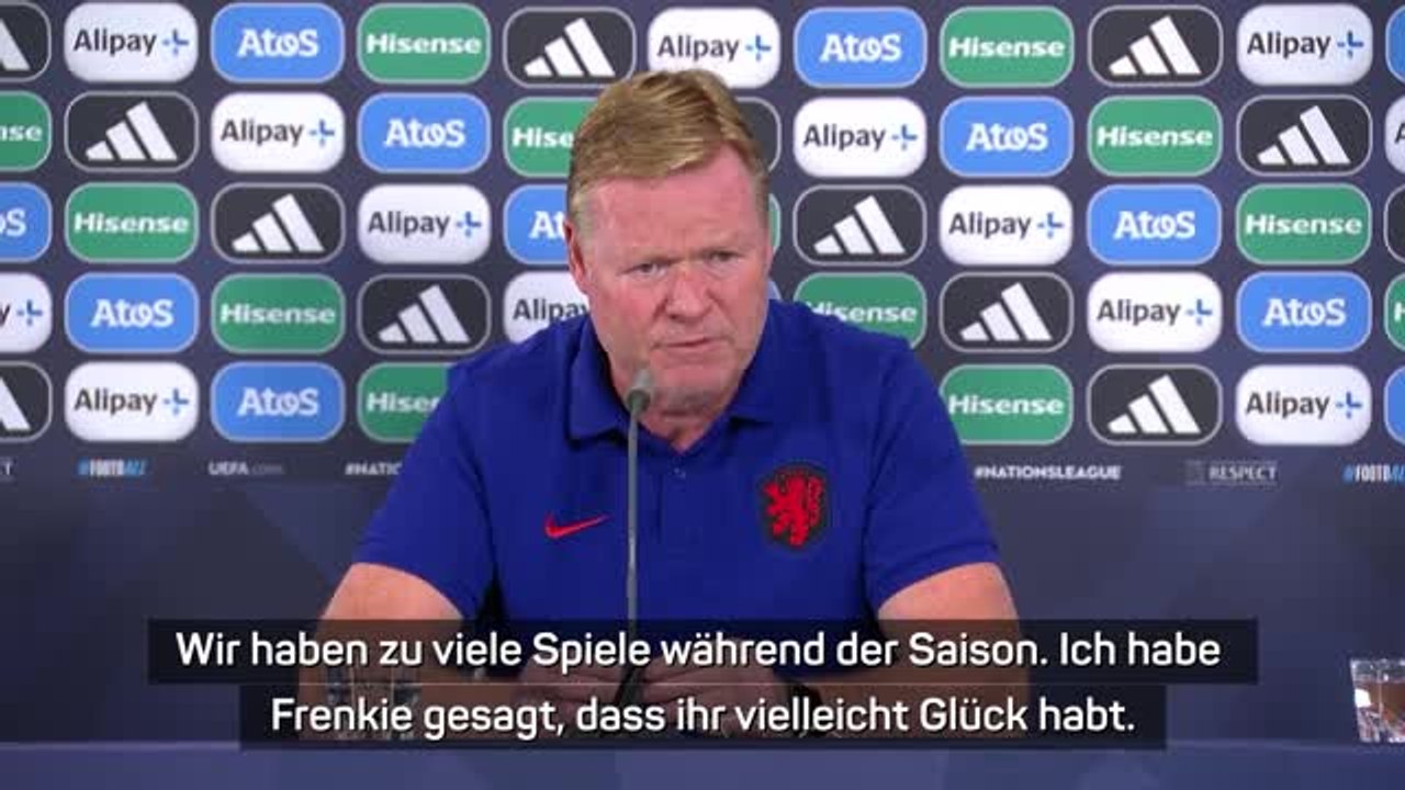 Koeman: 'De Jong hat vielleicht Glück'