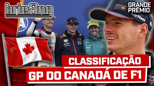 F1 2023 CLASSIFICAÇÃO NO CANADÁ: VERSTAPPEN POLE. HÜLKENBERG 2º | Briefing